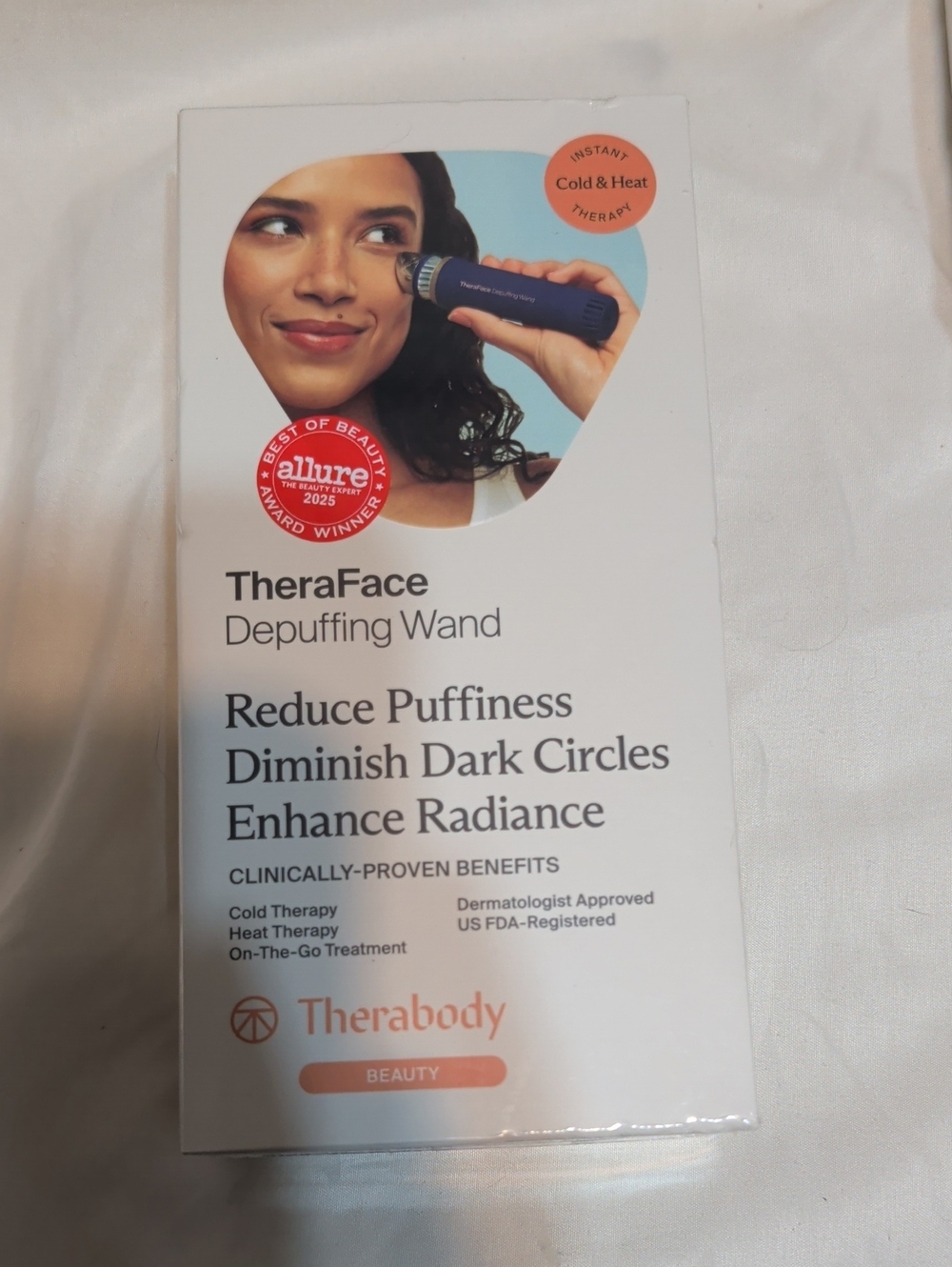 Therabody TheraFace Depuffing Wand - Blue
